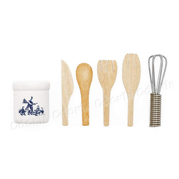 Odoria 1/12 Miniature Kitchen Utensils Dollhouse Decoration Accessories