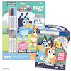 Bendon Official Bluey Imagine Ink Coloring Book Set 2 Pack with Mess-Free Markers, 16 Pages, 6 Magic Ink Markers, Built-in Storage Case, Travel Gift