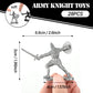 HUIANER Army Knight Figures 28PCS Medieval Knight Military Figures Medieval Soldiers Warrior Horse Model Soldier