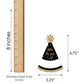 Big Dot of Happiness New Year's Eve - Gold - Mini Cone 2026 New Years Eve Party Hats - Small Little Party Hats - Set of 8
