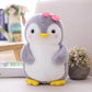 Xshelley 9.8 inch new Penguin Plush Toys Pillow,Penguin Doll Stuffed Animal Plush Toys,Marine Animal,Children's Birthday Gift Home Decor (Girl's