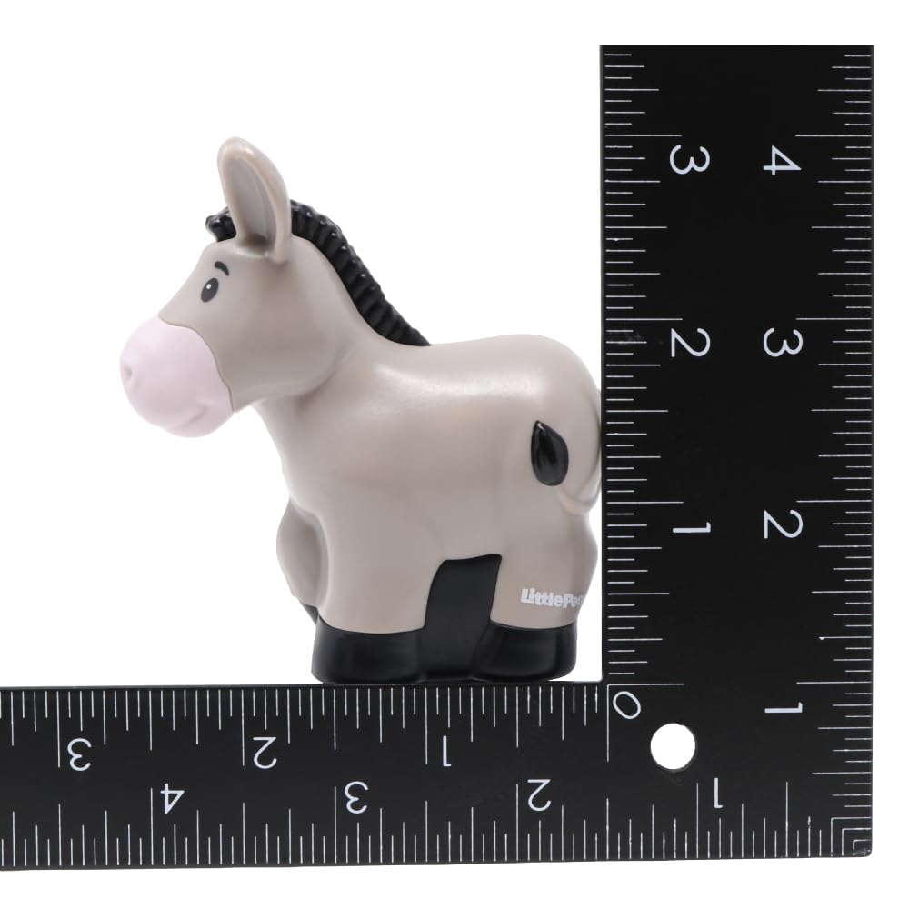 Fisher-Price Replacement Parts for Collectible Little People Noah's Ark Zoo Safari Jungle Animals Playset JLV11 - Replacement Set Pair of Donkey