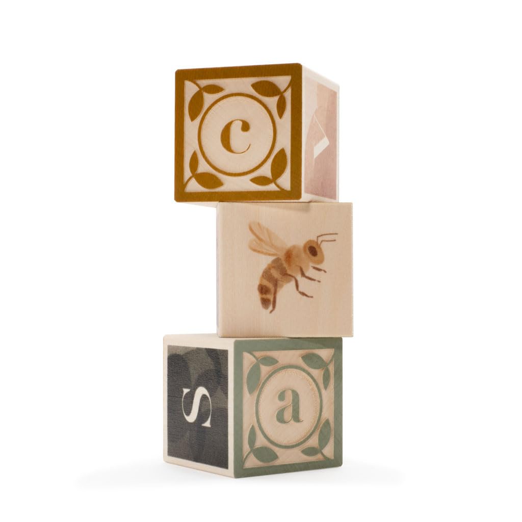 Uncle Goose Watercolor ABC Blocks - Made in the USA