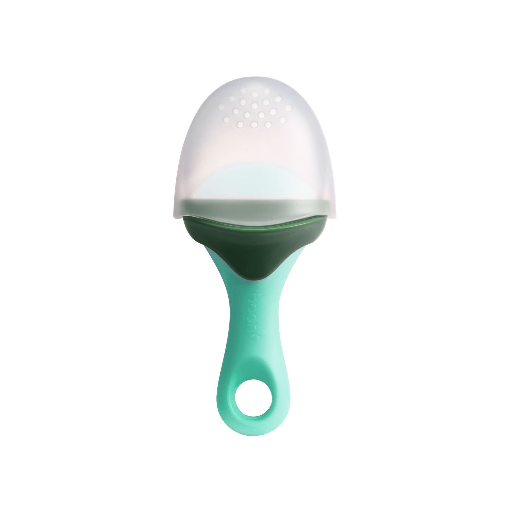 Boon Pulp Silicone Baby Fruit Feeder - Soft Silicone Baby Feeding - Fruit and Vegetable Baby Led Weaning Supplies - Baby Feeding Essentials