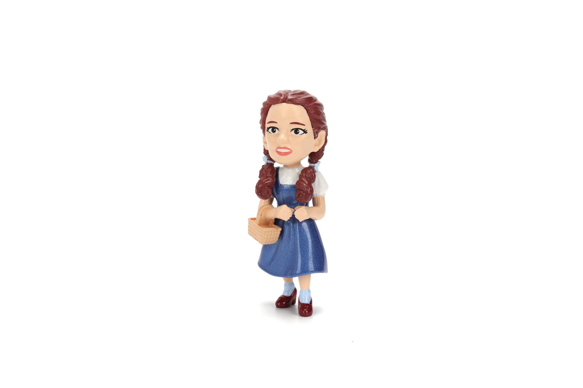 Jada The Wizard of Oz 2.5" MetalFigs Die-Cast Figure Set - Dorothy, Scarecrow, Tin Man & Cowardly Lion Collectible Nano Metal Figures 4-Pack Toys