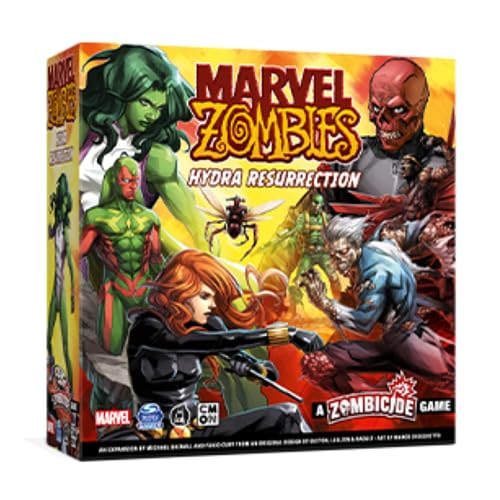 Marvel Zombies: A Zombicide Game - Hydra Resurrection - Battle Red Skull's Zombie Hydra Soldiers! Cooperative Strategy Game, Ages 14+, 1-6 Players, 90
