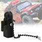 Drfeify Climbing car Trailer Attachment kit Compatible with 1/10 Scale 90046 90047 Cars(Black)