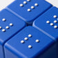 Speed Cube 2x2 3D Relief Effect Braille Magic Cube Puzzle,IQ Games Puzzle Special for Blind,Vision Weakness, 5cm