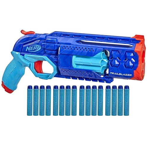 Nerf Elite 2.0 Trailblazer RD-8 Blaster, Wild Edition Color Design, 8-Dart Rotating Drum, Hammer Action, 16 Elite Darts, Tactical Rail (Amazon