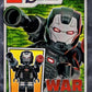LEGO Superheroes: War Machine Minifigure with Shoulder Cannon, Blaster, and Grey Cape (James Rhodes)