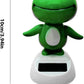 Jizlan Green Solar Bobblehead - Long-Lasting Frog Bobble Dancer Toy, Decorative Solar Energy Figurine | Eco Friendly Solar Dashboard Shaking Toy