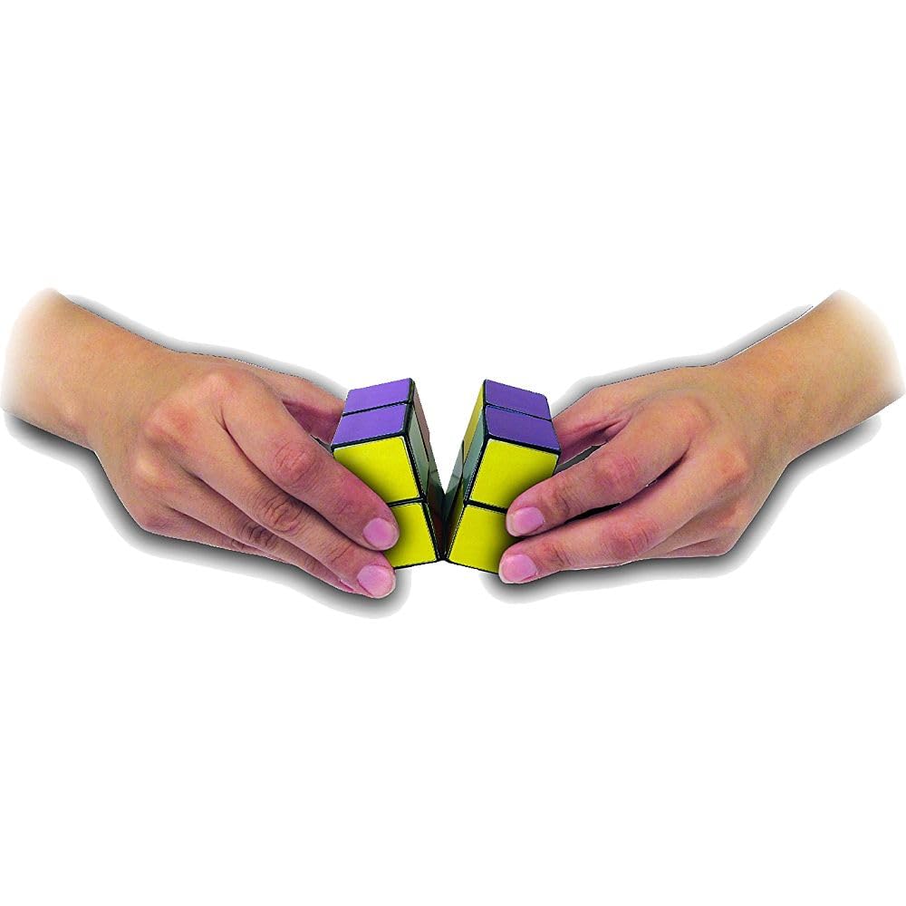 California Creations The Amazing Star Cube: 2 Piece Transforming Geometric Puzzle - Solve The Cube To Find The Hidden Star