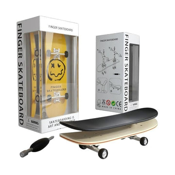Lently Wood Fingerboards, Mini Fingerboards, 99mmL*29mmW (Big Mouth Cute Dragon) (Smile Face)