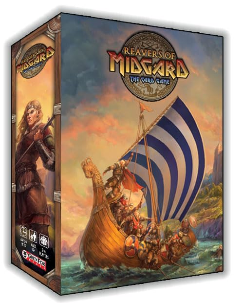 Grey Fox Games Reavers of Midgard Card Game | 2-6 Players | Viking themed Card Game | 30 Minutes