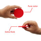 BERYLER 5 Pack Air Hockey Red Replacement, 2.5" in Diameter, Thicker Pucks for Game Tables, Accessories, Equipment