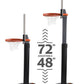 Huplay Pro Large Adjustable Post Basketball Set