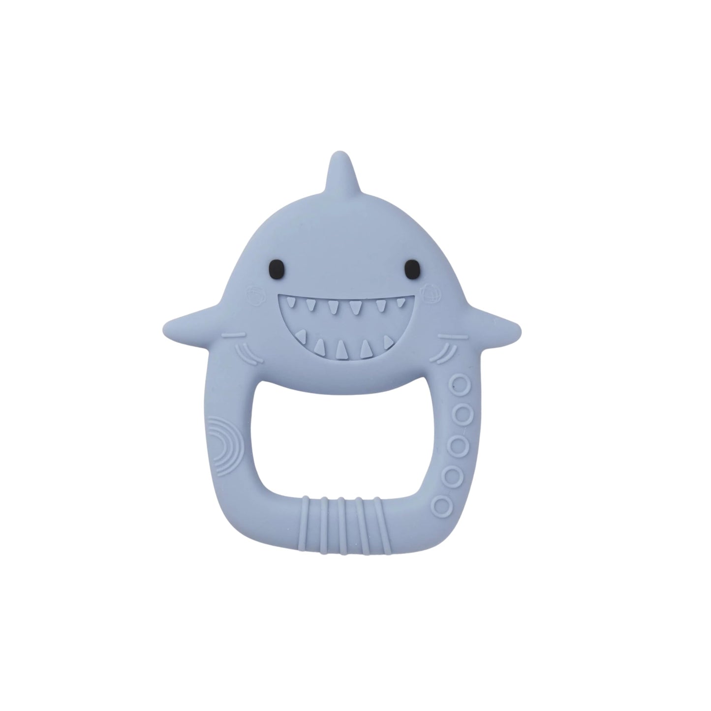 Loulou Lollipop Wild Silicone Teether for Babies 4 Months and Up, Textured Teething Ring for Sore Gums, BPA-Free Food-Grade Silicone, Easy-Grip Open