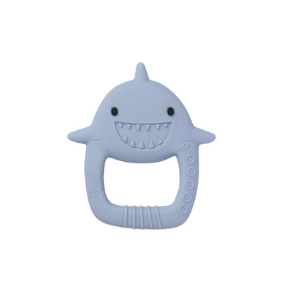 Loulou Lollipop Wild Silicone Teether for Babies 4 Months and Up, Textured Teething Ring for Sore Gums, BPA-Free Food-Grade Silicone, Easy-Grip Open