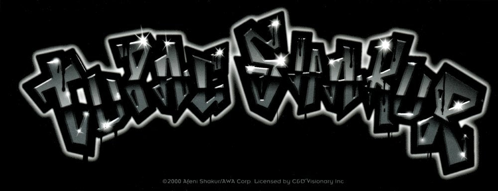 Tupac Graffiti Sticker