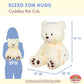 Cuddle Barn - Nite Brite Pals Cuddles the Cub | Large Glowing Musical Extra Soft Teddy Bear, LED Nightlight Changes Colors, Plays Brahm's Lullaby
