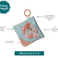 Mary Meyer Crinkle Teether Toy with Baby Paper and Squeaker, 6 x 6-Inches, Sweet n Sassy Fox