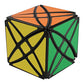 Willking Flower Rex Puzzle Cube 8 Axis Hexahedron Petals Abnormity Irregular Twist Cube Toy Black
