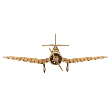 Viloga 3D Wooden Puzzles Airplane 1:31 KA-14 Fighter, Laser-Cut Balsa Wood Airplane Kits to Build for Adults, Perfect Static Model Airplane Puzzles