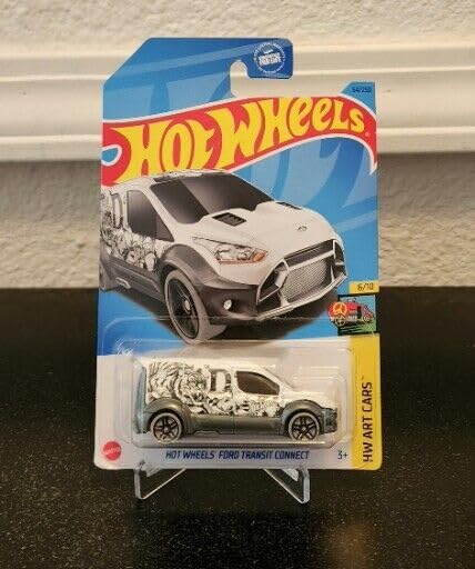 Hot Wheels Ford Transit Connect 6/10 [ Gray ] 64/250