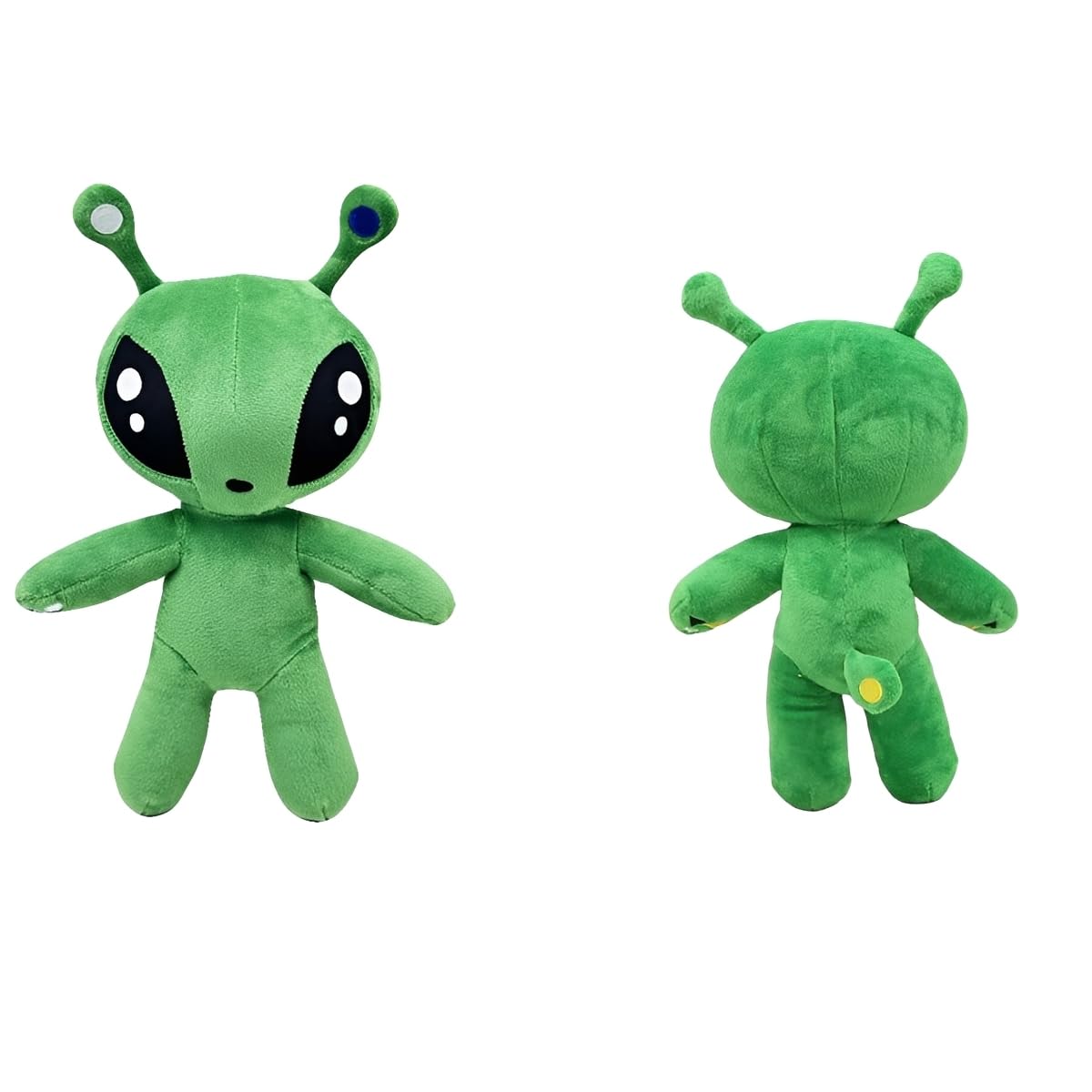 Drexasl 13.5" Green Alien Plush Toy?Ultra-Soft Stuffed Animal Doll? Cute Sci-Fi Plush Figure Pillow ? Ideal Kids' Gift for Christmas, Birthdays & Room