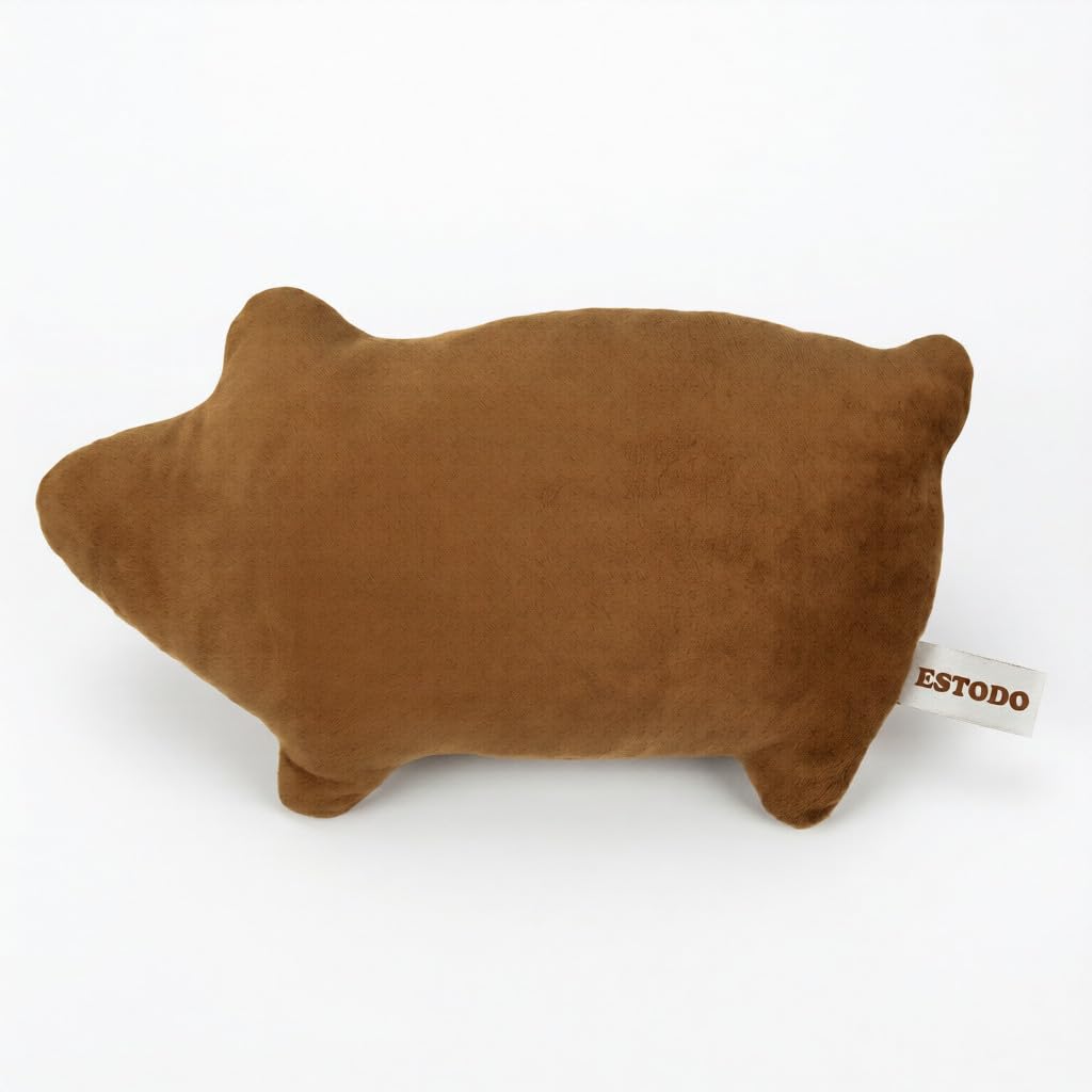 Mexican Sweet Bread Marranito Pillow, Soft Pan Dulce Food Plush, Small