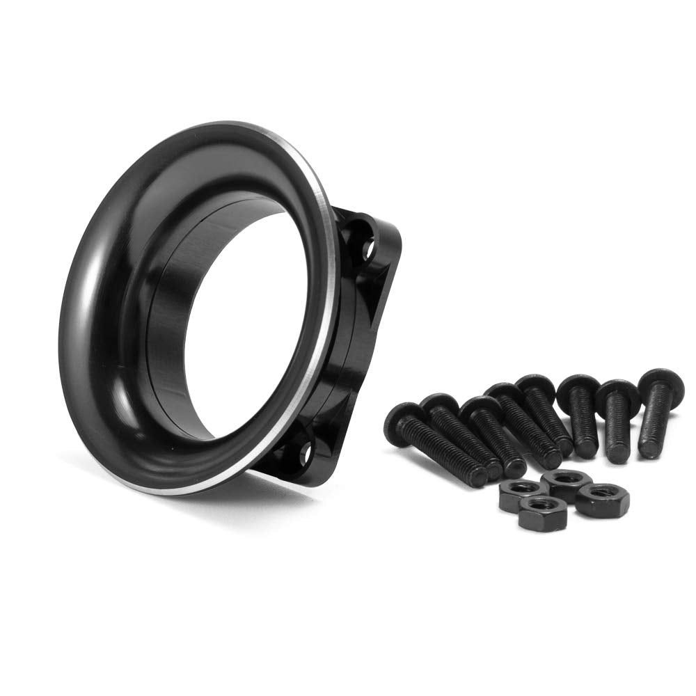 Metal Fan Cover Kit Air Inlet Channel for 1/10 RC Sakura D4 Drift Car Model Racing Car, Black
