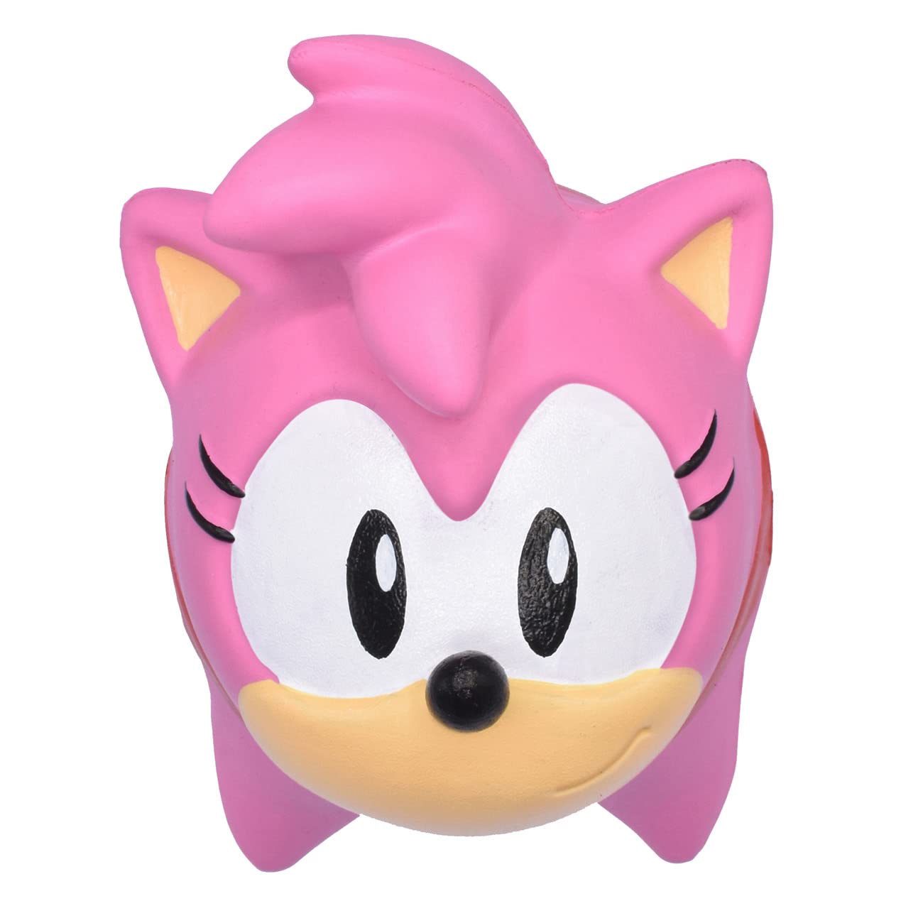 Just Toys Sonic The Hedgehog Mega SquishMe - Amy Rose | Officially Licensed Squishy, Slow-Rise Foam - 6? - Sonic, Knuckles, Tails, Amy Rose, Super