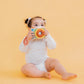 Pearhead Wooden Kaleidoscope Camera Toy, Montessori Pretend Play Camera with Click Button and Soft Strap, Creative Learning Toy for Toddlers 12m+
