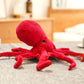 Xshelley Redsimulation Octopus Plush Toy, Soft Fish Cushion Pillow Octopus Plush Toy, Underwater Squid Doll Pillow Family Decoration Gift Children