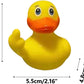 2Pcs Yellow Rubber Ducks Decor, 2.28" Finger Rubber Duck, Cute Small Funny Toys Car Accessories for Bathroom Car Dashboard Decorations?Bath Ornamental