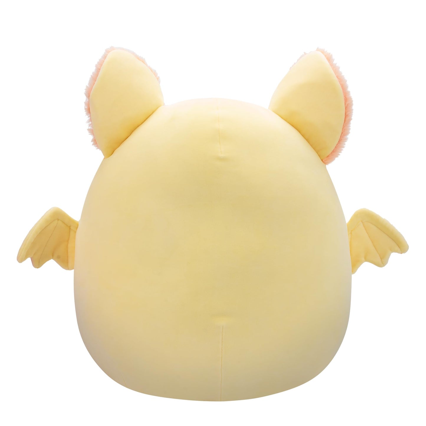 Squishmallows SQCR05482 16-Inch-Meghan The Cream and Pink Bat with Fuzzy Belly, Multicolour