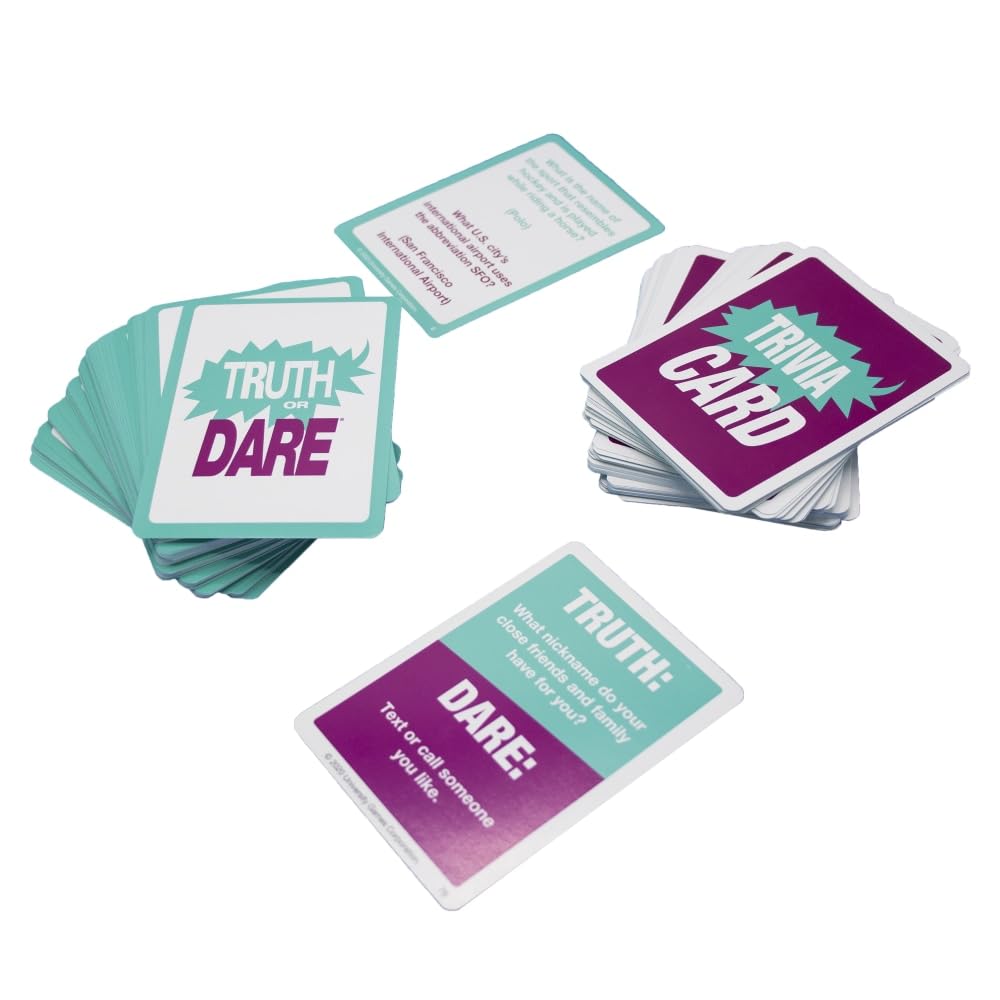 University Games | Truth or Dare Party Card Game, for 2 to 6 Players Ages 12 and Up