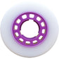Piper Shuffle Indoor Quad Roller Skate Session Wheels (White/Purple)