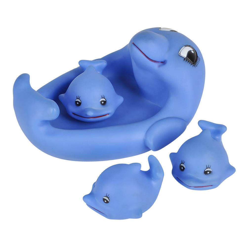 Rhode Island Novelty Dolphin Bath Play Set 4pcs