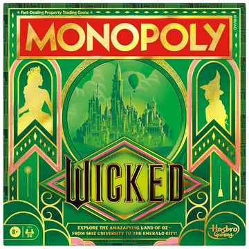Monopoly Wicked Edition Board Game | Inspired by The Motion Picture | Ages 8+ | 2 to 6 Players | 30 Mins. | Family Games for Kids, Teens, and Adults