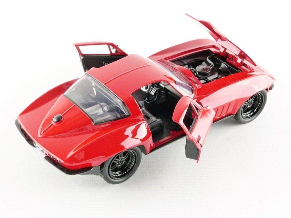 Jada Fast & Furious 1:24 Letty's 1966 Chevy Corvette Die-cast Car, Toys for Kids and Adults
