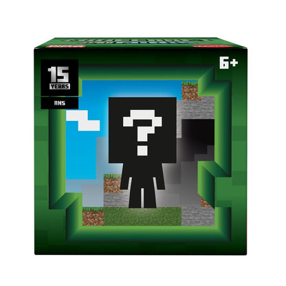 Inspired by Minecraft Mob Head Minis 15 Years Anniversary Edition Collectible Mini-Figure Mystery Blind Box - 8 Assorted Styles - 1 Random Box per