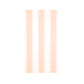 Bonjour Fete Peach Cabana Stripe Paper Guest Towels | Disposable, 3-Ply Napkins | Premium Party Supplies & Decor | Holidays, Kids Themed Birthday