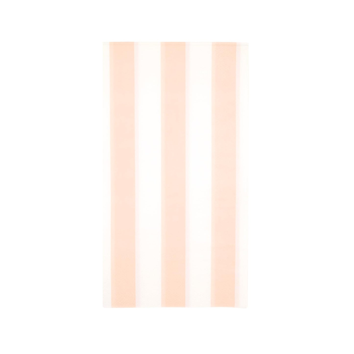 Bonjour Fete Peach Cabana Stripe Paper Guest Towels | Disposable, 3-Ply Napkins | Premium Party Supplies & Decor | Holidays, Kids Themed Birthday