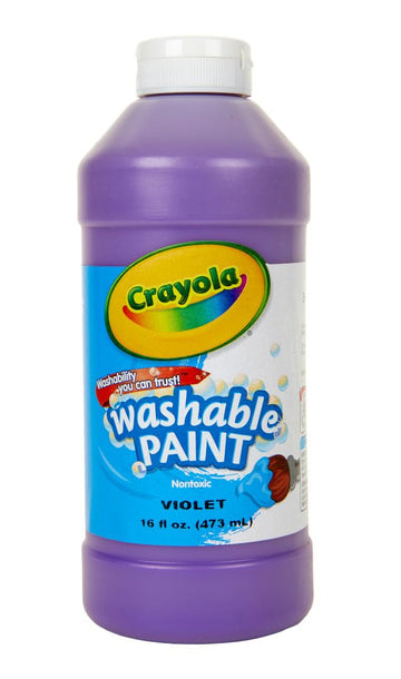 Crayola Washable Paint, Violet, 16oz
