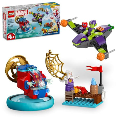 LEGO Marvel Spidey vs. Green Goblin, Super Hero Toy with Green Goblin Figure, Marvel Toy for Young Super Hero Fans, Spider-Man Toy for 4-6 Year Old