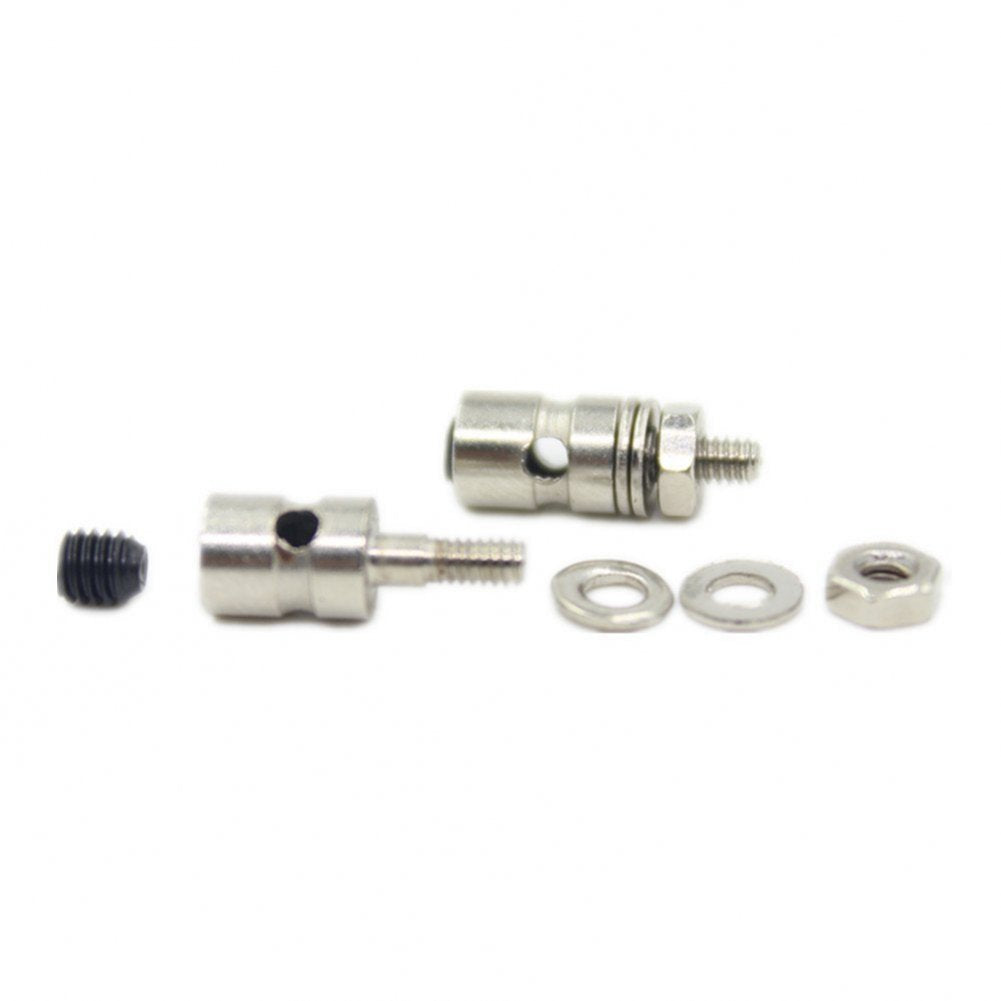 Hobbypark 25-Pack Adjustable D2.1mm Pushrod Connector Linkage Stoppers RC Model Airplane Replacement