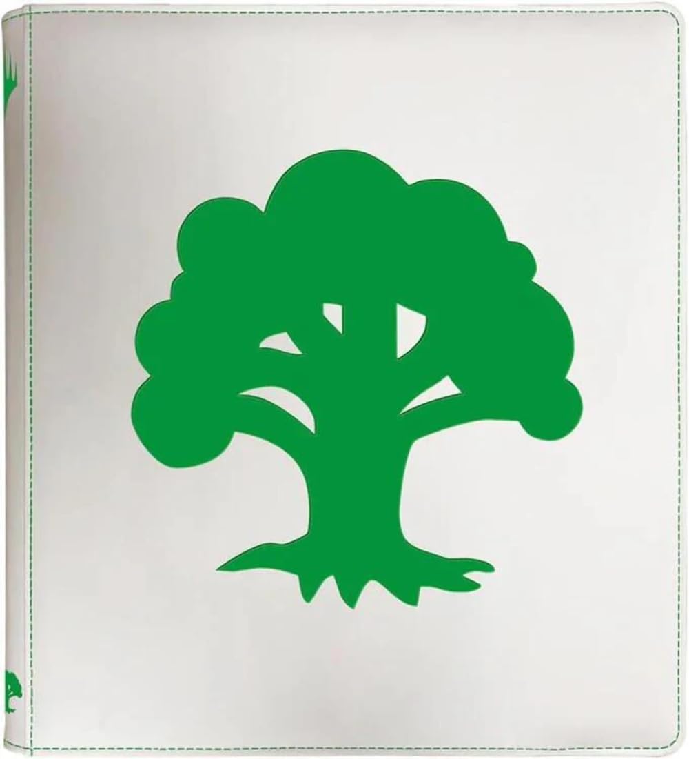 Ultra PRO - Mana 8 12-Pocket Zip PRO-Binder - Forest for Magic: The Gathering, Holds & Protects 480 Standard Sized Cards, Collector's Edition Durable