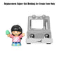 Mattel Replacement Part for Little People Share A Treat Ice Cream Truck - GGT35 ~ Replacement Figure ~ Girl Holding Ice Cream Cone