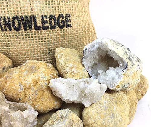 40 Break Your Own Geodes Crystals Bulk Pack - Whole Moroccan 1.5"